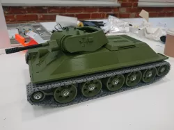 RC Tank T-34 PS. 231-1 Part 8 Main Motor