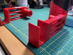 Remixed Paper Towel Holder for 1" Beveled Shelf