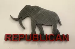 Republican Auto Placard