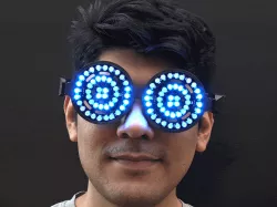 Rezz-Inspired NeoPixel Glasses
