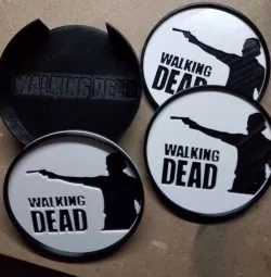 Rick Grimes Walking Dead Coasters
