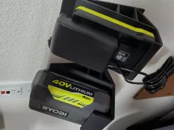 Ryobi 40Volt Battery and Charger Shelves