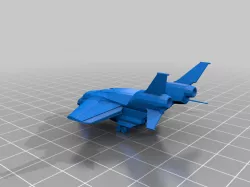 SciFi Vehicle - QuinJet - 6mm