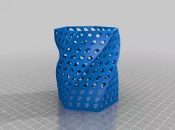 Shorter Hexagonal Pencil Holder