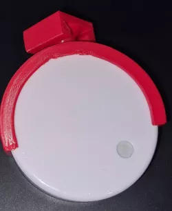 Simple holder for RuuviTag and 2 dimension mock-ups for the RuuviTag itself.