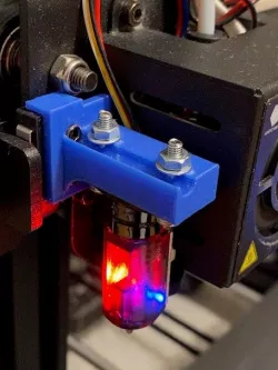 Simpler BLTouch Mount for Anycubic Mega Zero