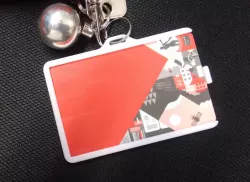 Single/double ID Card holder - horizontal, no supports