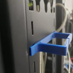 SITE RACK CABLE HOOK WITH CLIPS INSTEAD OF NEEDING SCREWS