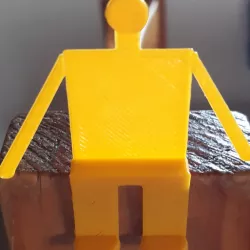 sitting mini figure