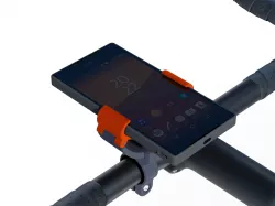 Snapping Handlebar Mobile phone Clamp