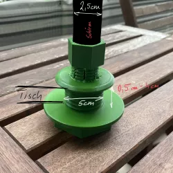 Sonnenschirm Halter /  Parasol holder