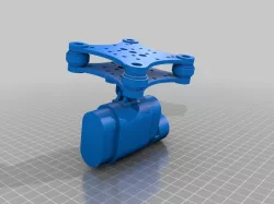 Sony HDR AS20, AS15, etc. No-Gimbal Mount for DJI Phantom 2