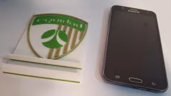 Soporte Celular con escudo de La Equidad