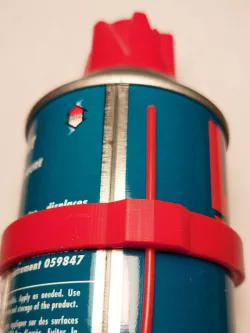 Spray Can Lubricant Tube Holder