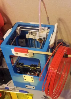 Tantillus dowel mount for loose filament