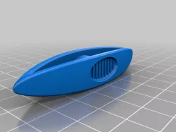 Tatting shuttle with finger grip