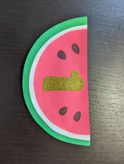 Template for Paper Watermelon