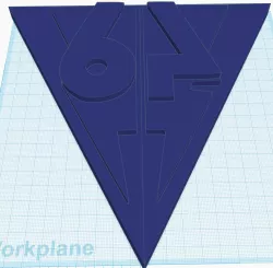 Titanfall 6-4 logo with separate pieces for multimaterial