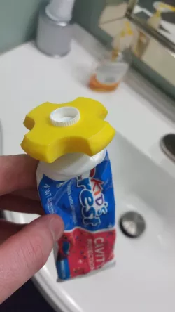 Tooth Paste Cap Tool