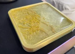 Topographic Colorado coaster for resin pour