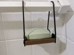 Towel Rack Soap Holder