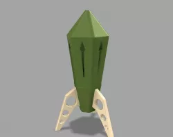 Translucent Rocket lamp (21002)