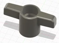 Turning handle for car roof rack