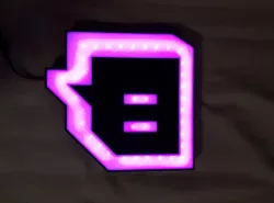 Twitch Logo Lamp