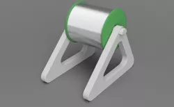 Ultra-simple solder wire spool dispenser/holder