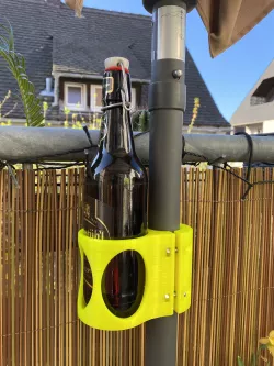 Umbrella beer bottle holder (Bierflaschenhalter für Sonnenschirme)