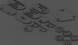 War Gaming Counters / Dials