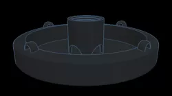 Water bottle hanging plant drainage tray