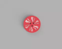 White Stripes Button