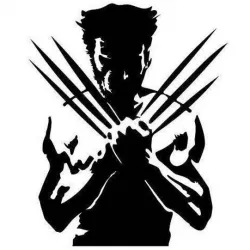 Wolverine wall decal