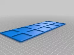 10x4 monstrous skirmish movement tray for 28 mm miniatures