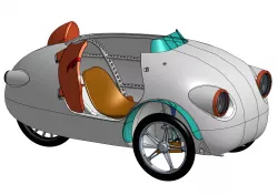 3D PRINTED DIY ELECTRIC CAR, The Jellybean3D