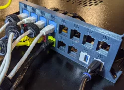 8/16 port Keystone patch panel