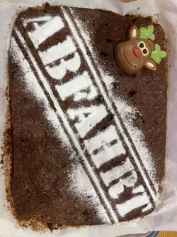 Abfahrt Stencil