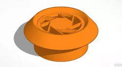 Aperture Science Logo Pommel