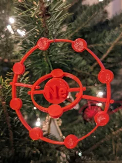 Atom Ornament - Quick Print