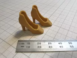 Barbie Pointed Toe Slip On High Heel Pumps