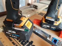 Bit holder for JCB cordless power tools