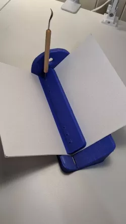 Bookbinding Folio Punch Rack for Poking Holes in Folios by Billie Ruben