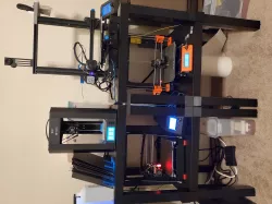 Braced toolless Ikea Lack stacker