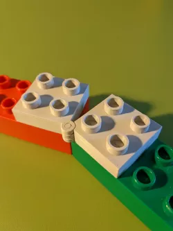 Building Block - Hinge _ Klemmbaustein - Scharnier