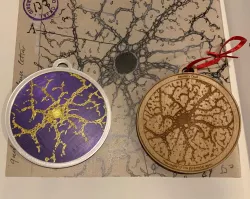 Cajal Neuroscience Holiday Ornaments