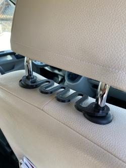 Headrest Hook with Rotating Latch for Cars & Automobiles by DesignCraft, Download free STL model