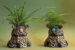 Decayed Guardian planter from Zelda BOTW