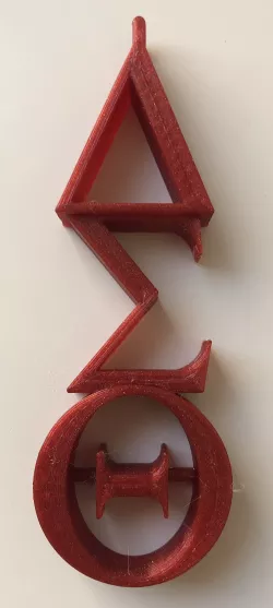 Delta Sigma Theta Christmas Ornament