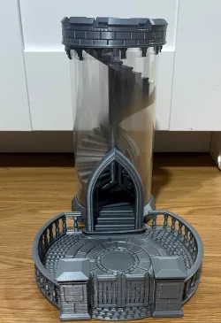 Dice tower for family games